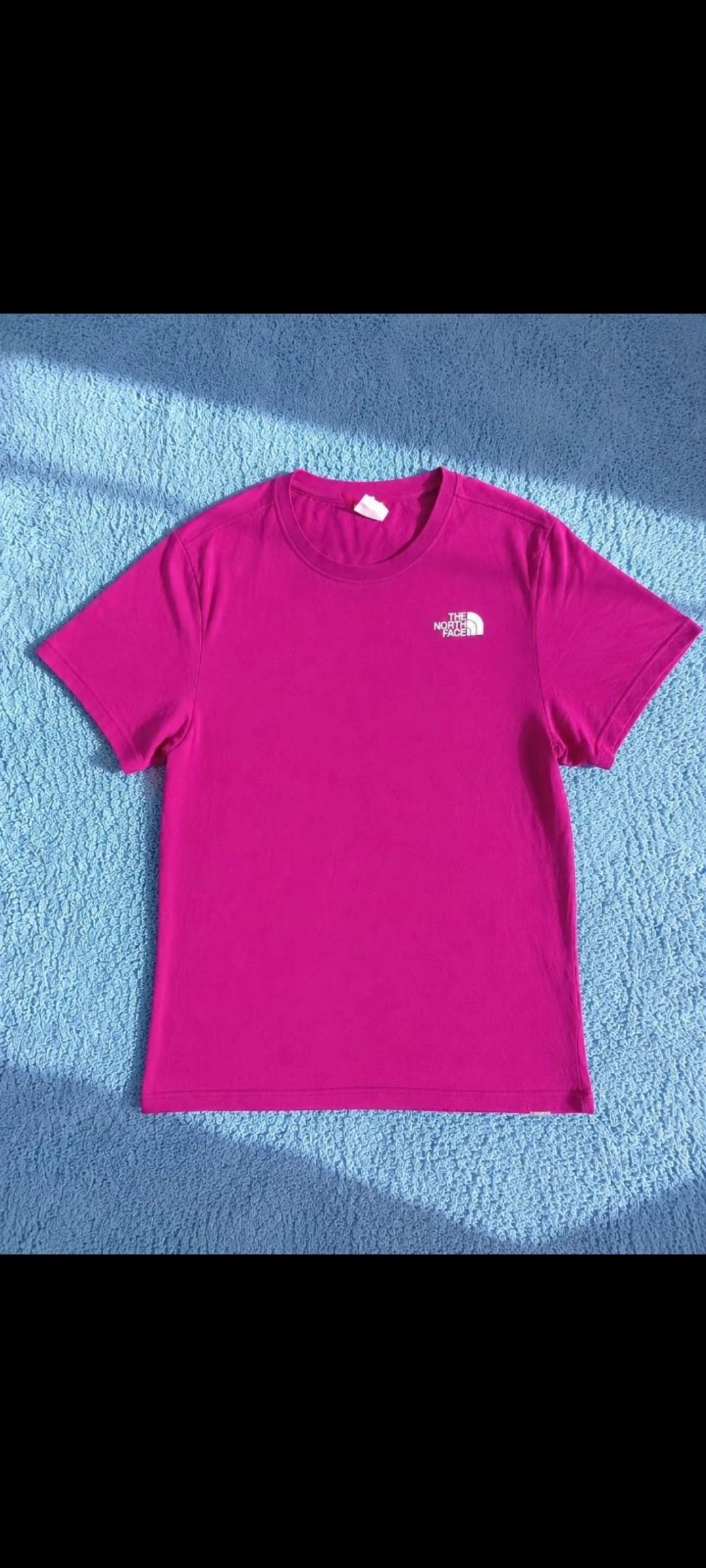Camiseta The North Face Hombre Talla M Fucsia Logo Grande Original